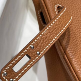 Replica Hermes Birkin 30 Clemence Leather Bag