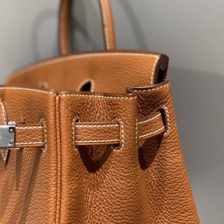Replica Hermes Birkin 30 Clemence Leather Bag