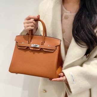 Replica Hermes Birkin 30 Clemence Leather Bag
