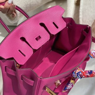 Replica Hermes Birkin 30 Clemence Leather Bag