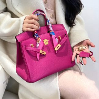 Replica Hermes Birkin 30 Clemence Leather Bag