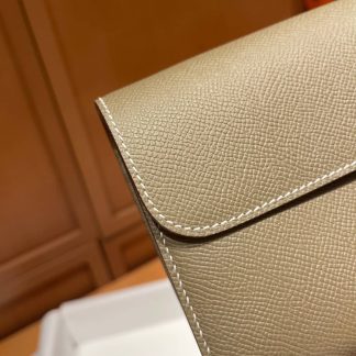 Replica Hermes Epsom Leather Constance Long Wallet