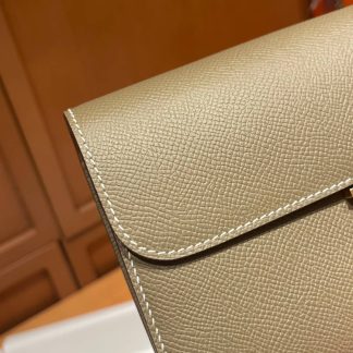 Replica Hermes Epsom Leather Constance Long Wallet