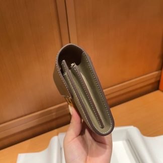 Replica Hermes Epsom Leather Constance Long Wallet