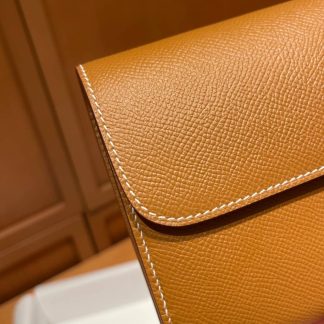 Replica Hermes Epsom Leather Constance Long Wallet
