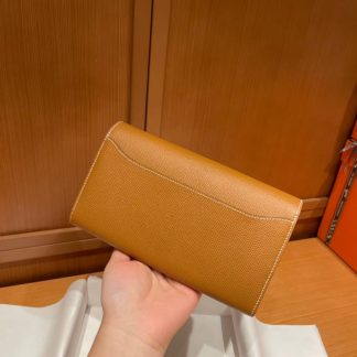 Replica Hermes Epsom Leather Constance Long Wallet