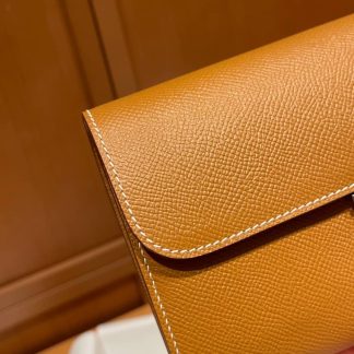 Replica Hermes Epsom Leather Constance Long Wallet