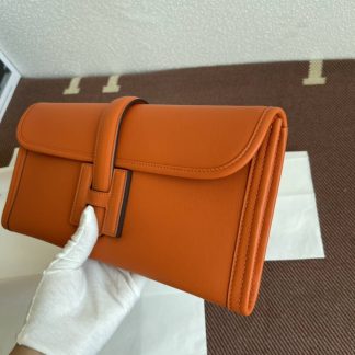Replica Hermes Jige Elan 29 Swift Leather Clutch Bag