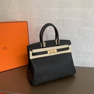 Replica Hermes Birkin 30 Clemence Leather Bag