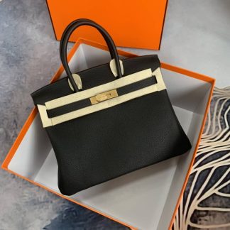 Replica Hermes Birkin 30 Clemence Leather Bag