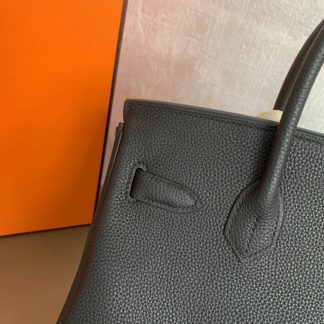 Replica Hermes Birkin 30 Clemence Leather Bag