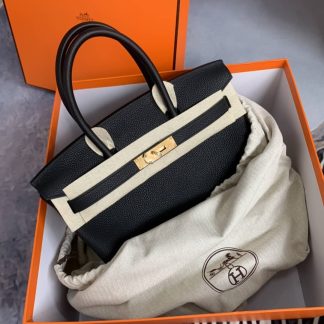 Replica Hermes Birkin 30 Clemence Leather Bag