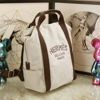 Replica Hermes Sac A Dos Groom Canvas Backpack