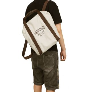 Replica Hermes Sac A Dos Groom Canvas Backpack