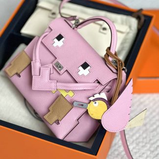 Replica Hermes Kelly Doll Picto Epsom Leather Bag
