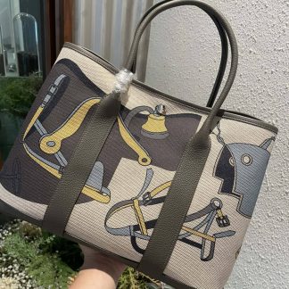Replica Hermes Garden Party 36 Voyage Printing Tote Bag
