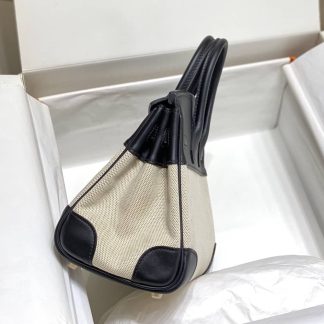 Replica Hermes Birkin 25 Swift Leather Canvas Bag