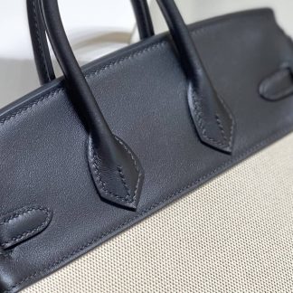 Replica Hermes Birkin 25 Swift Leather Canvas Bag