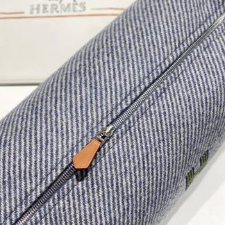 Replica Hermes Wool Medium Bride-A-Brac H Natte Pouch