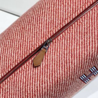 Replica Hermes Wool Medium Bride-A-Brac H Natte Pouch