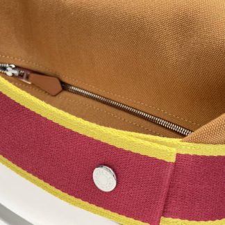 Replica Hermes Canvas Medium Bride-A-Brac Cabriole Case