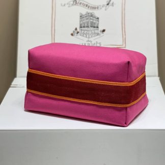 Replica Hermes Canvas Medium Bride-A-Brac Cabriole Case