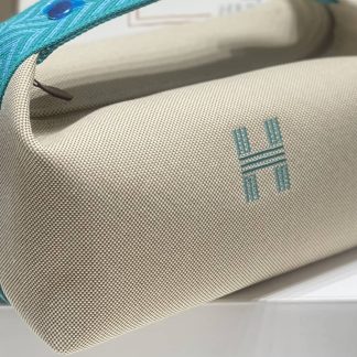 Replica Hermes Canvas Medium Bride-A-Brac Cabriole Case