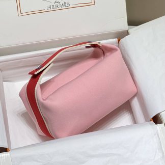 Replica Hermes Canvas Medium Bride-A-Brac Cabriole Case