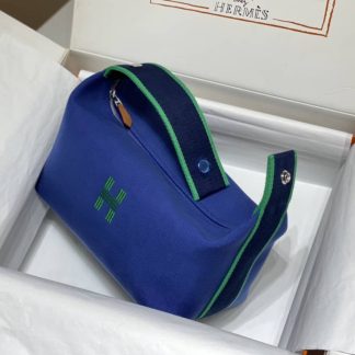 Replica Hermes Canvas Medium Bride-A-Brac Cabriole Case