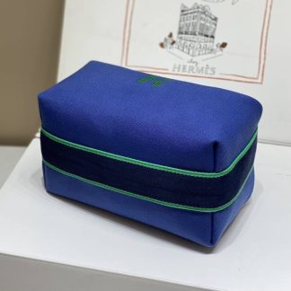 Replica Hermes Canvas Medium Bride-A-Brac Cabriole Case