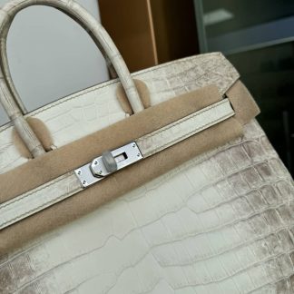Replica Hermes Birkin 25 Niloticus Crocodile Leather Retourne Bag