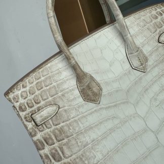 Replica Hermes Birkin 25 Niloticus Crocodile Leather Retourne Bag
