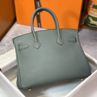 Replica Hermes Birkin 30 Clemence Leather Bag