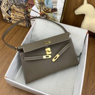 Replica Hermes Kelly Elan Chevre Mysore Leather Bag
