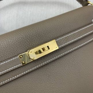 Replica Hermes Kelly Elan Chevre Mysore Leather Bag