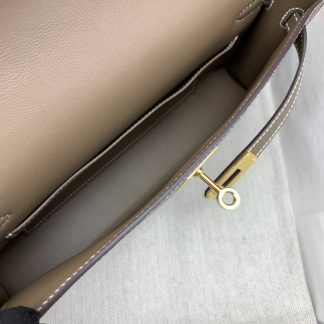 Replica Hermes Kelly Elan Chevre Mysore Leather Bag