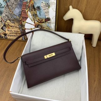 Replica Hermes Kelly Elan Chevre Mysore Leather Bag