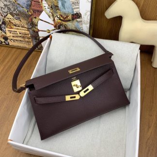 Replica Hermes Kelly Elan Chevre Mysore Leather Bag