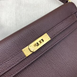 Replica Hermes Kelly Elan Chevre Mysore Leather Bag