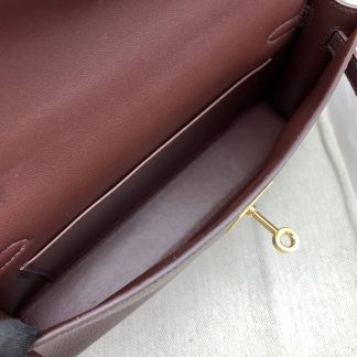 Replica Hermes Kelly Elan Chevre Mysore Leather Bag