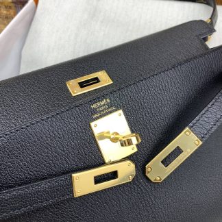 Replica Hermes Kelly Elan Chevre Mysore Leather Bag