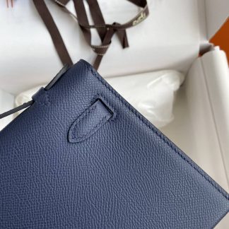 Replica Hermes Epsom Leather Kelly Pochette