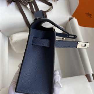 Replica Hermes Epsom Leather Kelly Pochette