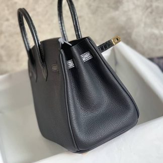 Replica Hermes Touch Birkin 30 Togo Niloticus Crocodile Leather Bag