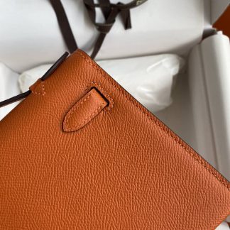 Replica Hermes Epsom Leather Kelly Pochette
