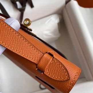 Replica Hermes Epsom Leather Kelly Pochette