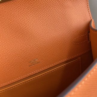 Replica Hermes Epsom Leather Kelly Pochette