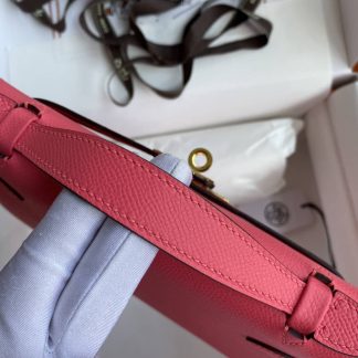Replica Hermes Epsom Leather Kelly Pochette