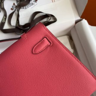 Replica Hermes Epsom Leather Kelly Pochette