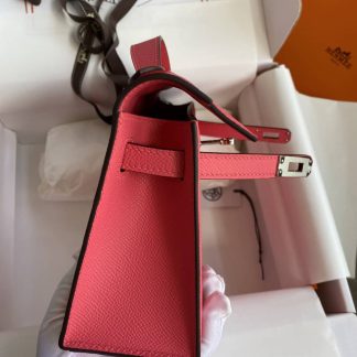 Replica Hermes Epsom Leather Kelly Pochette